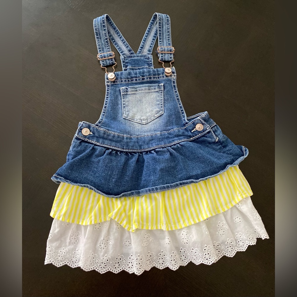 Wonder Nation Denim Toddler Girl Dress. size 3T